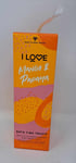 I Love...... Mango & Papaya Bath & Shower Creme 500ml & Body Puff Gift Set