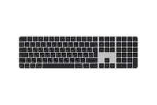 Apple Magic Keyboard with Touch ID and Numeric Keypad - tangentbord - USB-C - QWERTY - ryska - svarta tangenter Inmatningsenhet