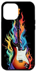 Coque pour iPhone 13 Pro Max Guitare électrique pour concerts et festivals de metal