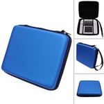 BLUE Hard Protective Carry Storage Case Cover With Zip for Nintendo 2DS + Games