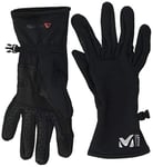 Millet - Warm Stretch Glove - Polar Fleece Undergloves - Tactile Compatible - Hiking, Mountaineering, Trekking - Black