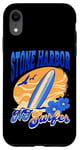 iPhone XR New Jersey Surfer Stone Harbor NJ Surfing Beach Boardwalk Case