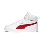 PUMA Homme CAVEN Mid Basket, White-for All Time Red Black Gold, 56 EU