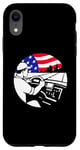 iPhone XR Trucker American Flag Truck Driver Case