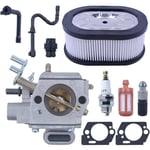 Carburateur kit pour Stihl MS461 MS 461 MS460 Tronçonneuse Remplace 1128 120 0629 par Tuyau de carburant Filtre à carburant Tuyau