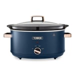 Tower T16043MNB Cavaletto 6.5L Slow Cooker Midnight Blue/Rose Gold