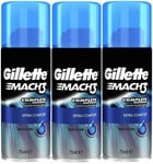 Gillette Mach 3 Extra Comfort Shaving Gel ( 75ml X 6)( 3)(12)