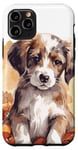 iPhone 11 Pro Cute Autumn Dog Fall Puppy Pumpkin To Go Vibes Case