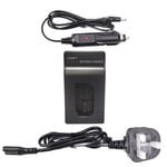 DSTE Travel and Car Charger Adapter Compatible for Panasonic DMW-BLK22 DC-S5 DC-S5KK,Compatible for Sigma BP-61 Battery as DMW-BTC15