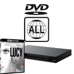 Sony Blu-ray Player UBP-X800 MultiRegion for DVD inc Lucy 4K UHD