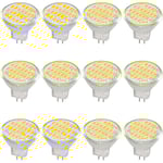 MR11 GU4 LED-lampa DC/AC 10-30V 3W, 12V, 24V, motsvarande 30W halogenlampa - Varmvit 3000K