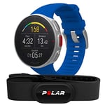 Polar Vantage V with H10 – Premium GPS HRM Sports Watch for Men and Women with Ultra-Long Battery Life - Multisport and Triathlon Training (Heart Rate Monitor, Waterproof),Blue M/L