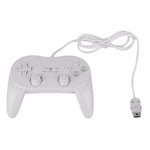 Manette Contrôleur Classic Pro Pour Nintendo Wii, Wii U - 1,20 M - Blanc