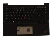 Chicony - Ersättningstangentbord för bärbar dator - med Trackpoint, UltraNav - bakgrundsbelyst - QWERTY - brittisk - FRU - med övre skydd - för ThinkPad X1 Carbon Gen 10 21CB, 21CC