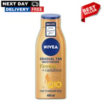NIVEA Q10 Firming Plus Radiance Gradual Tan (400 ml) Kissed Radiant Glow