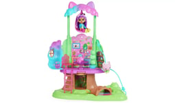 Gabby's Dollhouse Fairy Garden Treehouse Playset Lights And Reveal A Secret Room