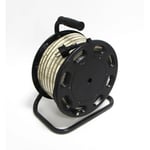 50m arbetsljus LED strip på kabelvinda PRO - ▽D-märkt, 230V, IP67, 180 LED/m, 9W/m, 1200 lm/m - Kulör : Neutral