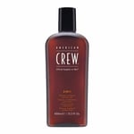 American Crew Classic 3 in 1 Shampoo, Conditioner and Body Wash 250ml