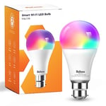 Refoss Smart Light Bulb Alexa b22 Bayonet WiFi Led Bulb 9W with Colour Changing Light, 810LM Dimmable (Warm/Cool) Smart Bulbs Works with Alexa(Echo and Echo Dot), Google Home - 1 Pack