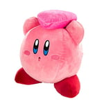Club Mocchi Mocchi TOMY Kirby Mega Heart Plush Toy 38cm by Nintendo, Super Soft Cushion, Bedroom Accessories for Collectors as well as Girls and Boys from 3 Years old