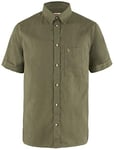 FJALLRAVEN Men's Övik Travel M Short0Sleeved T Shirt, Verde, L-XL UK