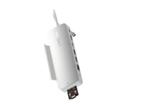 Linq 9in1 PRO SSD 140W USB-C Multiport Hub Aluminiumgrå