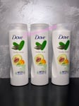 3 x 400ml Dove Nourishing Secrets Body Lotion With Avocado Oil & Calendula