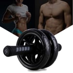 Unisex Gym Strength Hot Abdominal Exercise Fitness Wheel Rol Black
