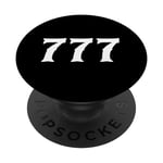 777 Numérologie Numéro personnel spirituel 777 Nombre d'ange PopSockets PopGrip Interchangeable