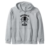 World's Greatest Dad Funny Family Humor Father's Day Zip Hoodie