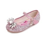 prinsesskor elsa skor barn festskor rosa 16cm / size25