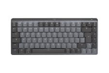 Logitech Master Series MX Mechanical Mini for Mac - tangentbord - QWERTY - USA, internationellt - rymdgrå Inmatningsenhet