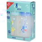 Dodie Biberon tétine plate débit lent Air Duo 2 pc(s)