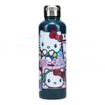 HELLO KITTY Vattenflaska i metall, 500 ml