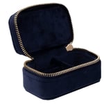 DARK Velvet Jewellery Box Micro Navy blue