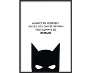 Poster Barnmotiv Batman 30x40cm