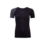 ORTOVOX 120 Comp Light Short Sleeve W T-Shirt, Women, Black Raven, XL