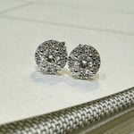 Henrik Ørsnes Design 14 karat vitguld Stiftörhängen Med Diamanter 0,24 Carat W/SI
