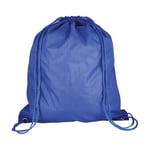 eBuyGB Pack of 10 Drawstring Rucksack Gym Bag Children's Backpack, 41 cm, 2.7 L, Royal Blue
