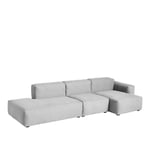 HAY - Mags Soft Low 3 Seater Combination 3 Right - Dark Grey Stitching - Cat.4 - Hallingdal 65 130 - Soffor