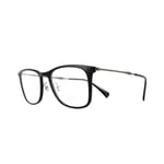 Ray-Ban Glasses Frames RX 7086 2000 Shiny Black Mens Womens 49mm