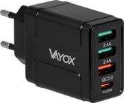 Vayox Laddare Quick Charge 3.0 + Pd 32W Premium Line Usb-Laddare Va0006 Vayox
