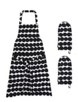 Räsymatto Kitchen Textile Set *Villkorat Erbjudande Home Textiles Aprons Multi/mönstrad Marimekko