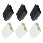 6 pcs Battery Pack Cover Shell Kit for Xbox 360 Wireless Controller 2 Colours