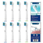 YanBan Têtes de brosse à dents pour Oral B brosse à dents électrique Compatible avec Braun les têtes de brosse de rechange Lot de 8 avec emballage