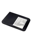 Plus desk pad - 40 x 53 cm - polyvinyl chloride (PVC) - black