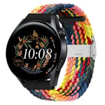 Flettet elastisk armbånd Huawei Watch GT3 (42mm) - rainbow