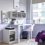 IKEA IKEA TROFAST förvaringskomb med backar/brickor, vit vit/mörkgrå, 34x44x56 cm 34x44x56 cm