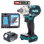 Makita DTW300 18V 1/2" Brushless Impact Wrench With 1 x 5.0Ah Battery & Charger