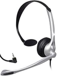 Monaural Office Headset for DECT Cordless & Corded Telephones. Compatible with BT Diverse 7410, Diverse 7450 and Diverse 7460 Phones (and other phones using 2.5mm jack headset sockets)